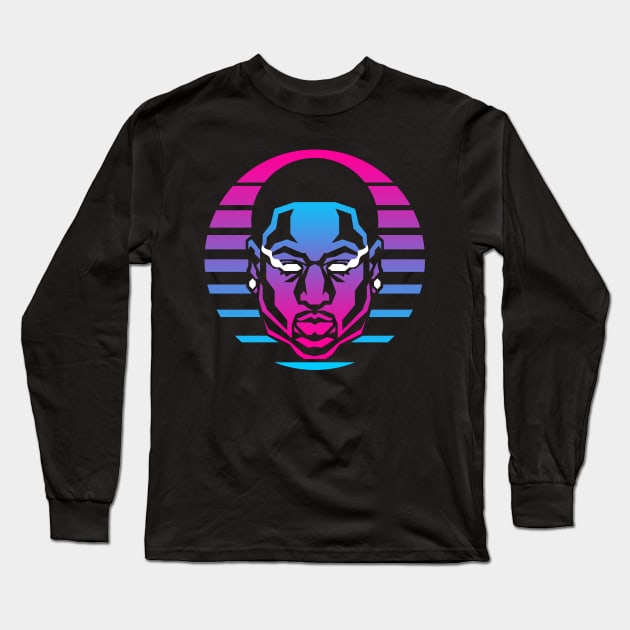 Retro Wade Long Sleeve T-Shirt by ricechuchu